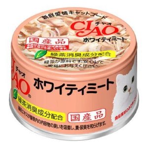 画像1: 【送料実費】いなば　チャオ　まぐろ白身(ホワイティミート)　85ｇ【国産品】【期限2026.2.1】 (1)